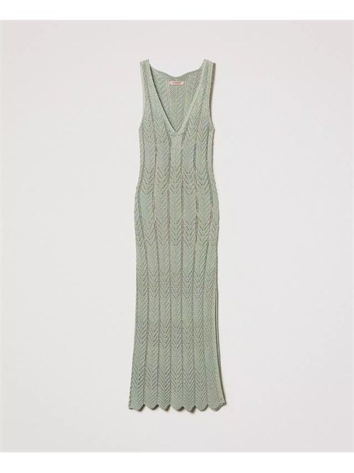 dress woman green TWINSET | TT319A/12456